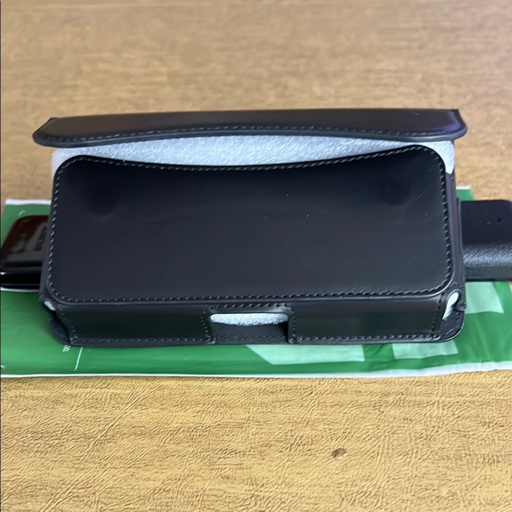 Black Leather Phone Holster